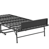 Twin Folding Bed Frame With Adjustable Headboard And 5-Inch Memory Foam Mattress - Omega Lifestyles