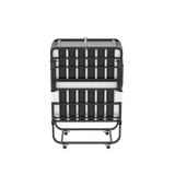 Twin Folding Bed Frame With Adjustable Headboard And 5-Inch Memory Foam Mattress - Omega Lifestyles