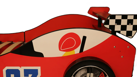 Twin Kids Racing Car Bed Frame With LED Light - Omega Lifestyles