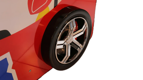 Twin Kids Racing Car Bed Frame With LED Light - Omega Lifestyles