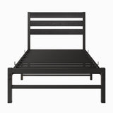 Twin Metal And Wood Platform Bed Frame With Storage - Serenova - Omega Lifestyles