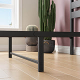 Twin Metal And Wood Platform Bed Frame With Storage - Serenova - Omega Lifestyles