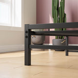 Twin Metal And Wood Platform Bed Frame With Storage - Serenova - Omega Lifestyles