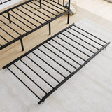 Twin Metal Frame Daybed With Trundle And Headboard - Serenova - Omega Lifestyles