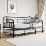 Twin Metal Frame Daybed With Trundle And Headboard - Serenova - Omega Lifestyles