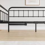 Twin Metal Frame Daybed With Trundle And Headboard - Serenova - Omega Lifestyles