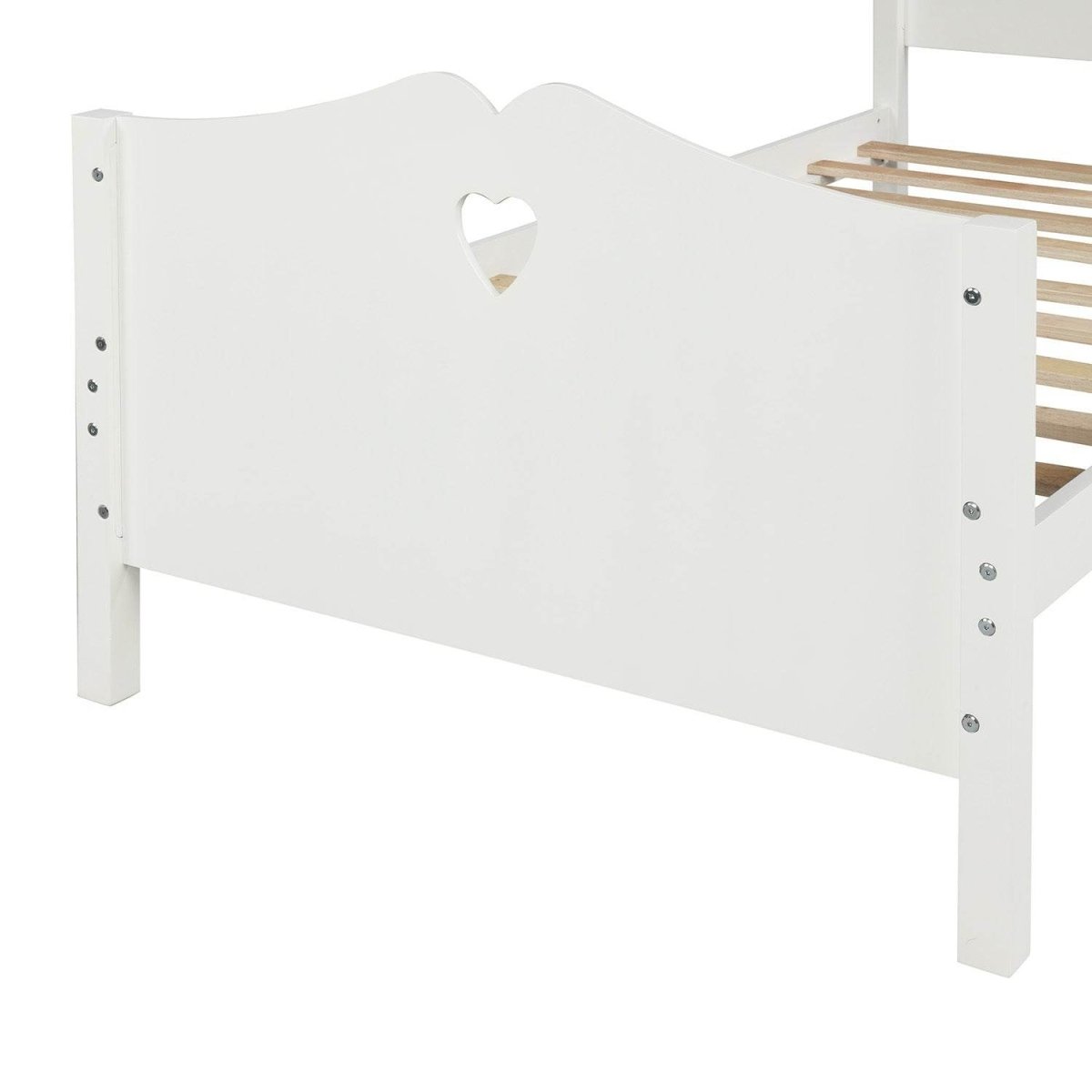 Twin Minimalistic Solid Wood Platform Bed Frame - Serenova - Omega Lifestyles