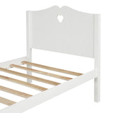 Twin Minimalistic Solid Wood Platform Bed Frame - Serenova - Omega Lifestyles