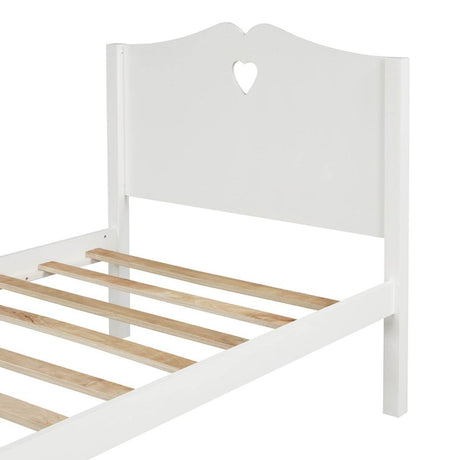 Twin Minimalistic Solid Wood Platform Bed Frame - Serenova - Omega Lifestyles