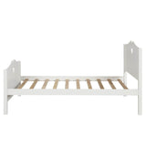 Twin Minimalistic Solid Wood Platform Bed Frame - Serenova - Omega Lifestyles