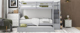 Twin-Over-Twin Solid Wood Bunk Bed With Trundle - Sleep Galleria