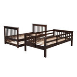 Twin - Over - Twin Solid Wood Stairway Bunk Bed With Trundle - Serenova - Omega Lifestyles