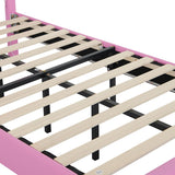 Twin Plush Upholstered Bed Frame With LED Lights - Serenova - Omega Lifestyles