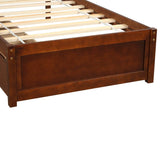 Twin Solid Wood Platform Bed Frame With Storage Drawers - Serenova - Omega Lifestyles