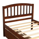 Twin Solid Wood Platform Bed Frame With Storage Drawers - Serenova - Omega Lifestyles