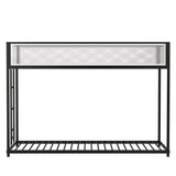 Twin Twin Metal Bunk Bed With Ladder And Guardrails - Serenova - Omega Lifestyles