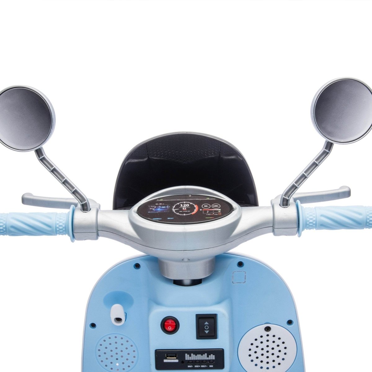 Two - Seater Kids Electric Ride - On Motorcycle With Bluetooth - Serenova - Omega Lifestyles