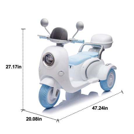 Two - Seater Kids Electric Ride - On Motorcycle With Bluetooth - Serenova - Omega Lifestyles