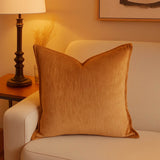 Velvet Mocha Glow Plush Throw Pillow 20 - Inch - Serenova - Omega Lifestyles