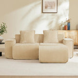 Velvet Modular 2-Seat L Shape Sectional Sofa - Omega Lifestyles