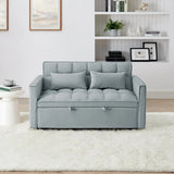 Velvet Upholstered Foldable Adjustable Back Sofa Bed - Omega Lifestyles