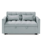 Velvet Upholstered Foldable Adjustable Back Sofa Bed - Omega Lifestyles