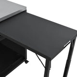 Versatile Matte Black Iron Stainless Steel Outdoor Cabinet - Omega Lifestyles