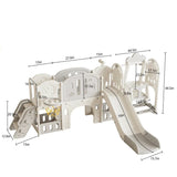 Versatile Toddler Slide 11-in-1 Activity Center Polyethylene - Omega Lifestyles