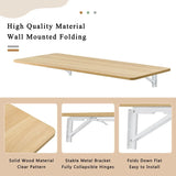 Wall Mounted Folding Table Space-Saving Small Area Desk - Omega Lifestyles