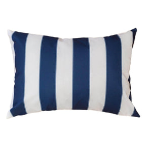 Weather Resistant Navy Polyester Indoor Outdoor Pillow 14x20 - Omega Lifestyles