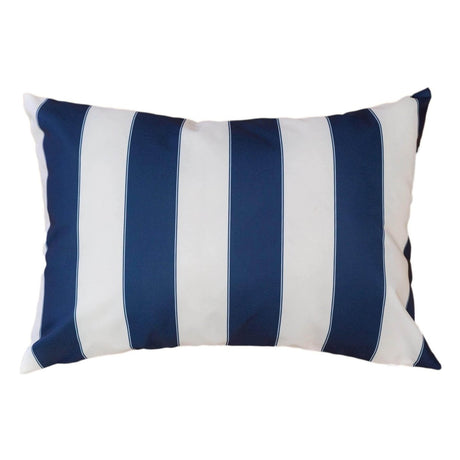 Weather Resistant Navy Polyester Indoor Outdoor Pillow 14x20 - Serenova - Omega Lifestyles