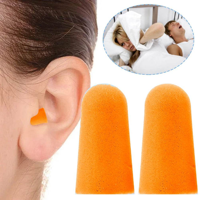1 Pair Soft Ear Plug Noise Reduction Anti-noise Plugs with Storage Box Sound Insulation Earplug Reusable for Sleeping - Omega Lifestyles