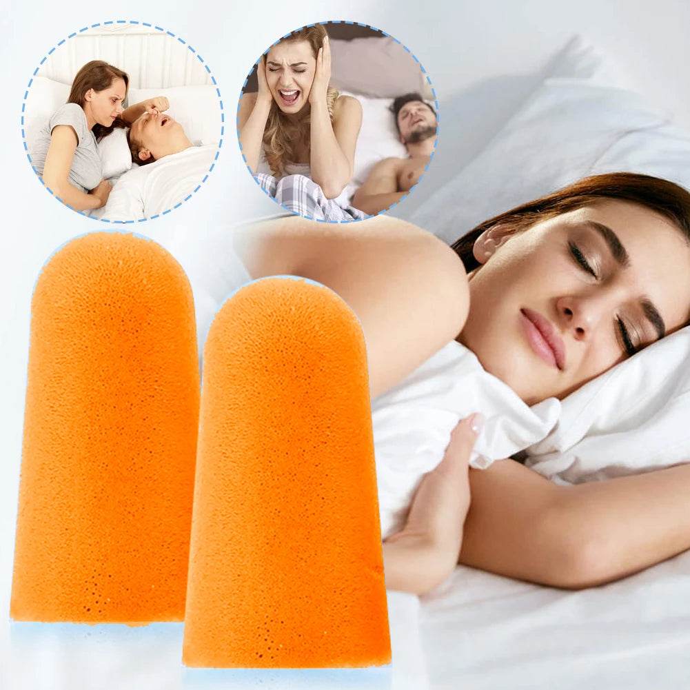 1 Pair Soft Ear Plug Noise Reduction Anti-noise Plugs with Storage Box Sound Insulation Earplug Reusable for Sleeping - Omega Lifestyles