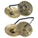 1 Pair Yoga Cymbals Brass Cymbal Bell Chimes Tibetan Buddhist Style Tingsha Meditation Yoga Accessory Instrument Cymbals Yoga - Omega Lifestyles
