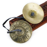 1 Pair Yoga Cymbals Brass Cymbal Bell Chimes Tibetan Buddhist Style Tingsha Meditation Yoga Accessory Instrument Cymbals Yoga - Omega Lifestyles