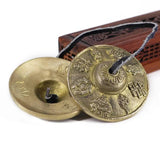 1 Pair Yoga Cymbals Brass Cymbal Bell Chimes Tibetan Buddhist Style Tingsha Meditation Yoga Accessory Instrument Cymbals Yoga - Omega Lifestyles