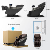 1 Year Warranty USA Local Delivery 4D Airbag Zero Gravity full body Massage Chair Home 3D Foot Roller Shiatsu Office Chair - Sleep Galleria