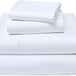 100% Cotton Sheets Queen Size Set, 4 Pieces, Soft & Breathable Percale Weave Bedding, Deep Pocket 16", Hotel Standard, Crisp Co - Omega Lifestyles