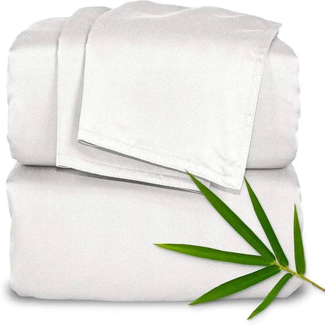 100% Organic Viscose Bamboo Bed Sheet Set - Soft, Breathable, and Eco-Friendly Bedding - Omega Lifestyles