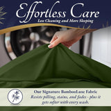 100% Organic Viscose Derived from Bamboo Sheets Queen Size 4pcs - Ultra Soft & Luxuriously Cooling, 17" Deep Pocket - Sleep Galleria - Sleep Galleria