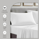 100% Supima Cotton King Sheet Set, Premium Luxury Bed Sheets Set for King Size Mattress, 1200 Thread Count, 4 Pc Set - Omega Lifestyles