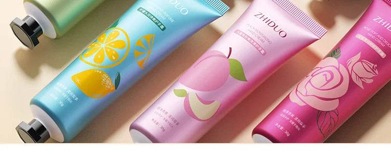 10pcs Fruit and Flower Fragrance Hand Cream Moisturizing Refreshing Nourishing Improving Roughness Hands Skin Care Products - Sleep Galleria