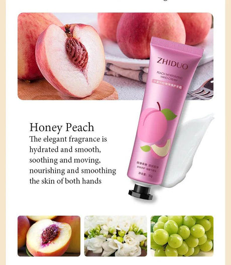 10pcs Fruit and Flower Fragrance Hand Cream Moisturizing Refreshing Nourishing Improving Roughness Hands Skin Care Products - Sleep Galleria