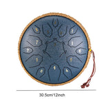 12 Inch D Tone Ethereal Drum Yoga Meditation Sound Healing 15 Notes Percussion Musical Instrument Child Beginner Hand Drum - Omega Lifestyles