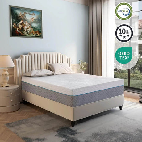14 Inch Full Memory Foam Mattress Fiberglass Free Mattress Bed in a Box Gel Mattress Medium Firm Mattress CertiPUR-US Certified - Sleep Galleria