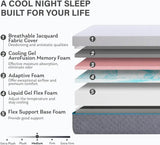 14 Inch Full Memory Foam Mattress Fiberglass Free Mattress Bed in a Box Gel Mattress Medium Firm Mattress CertiPUR-US Certified - Sleep Galleria