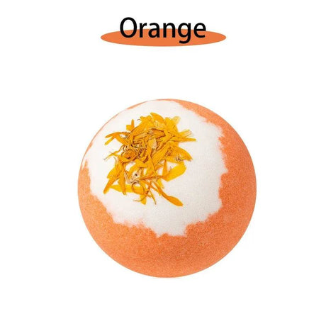 17 styles Shower Bath Salt Ball Dried Flower Ease Tension Natural Essential Oil Bubble Bouncy Explosion Bath Ball Clean Bathtub - Sleep Galleria