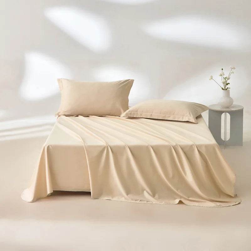 1Pc 100% Egyptian Cotton Flat Sheet High Quality Bed Sheet Luxurious 800 Thread Count Pure Cotton Top Sheets Soft Home Bed Linen - Sleep Galleria