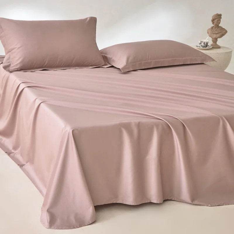 1Pc 100% Egyptian Cotton Flat Sheet High Quality Bed Sheet Luxurious 800 Thread Count Pure Cotton Top Sheets Soft Home Bed Linen - Sleep Galleria