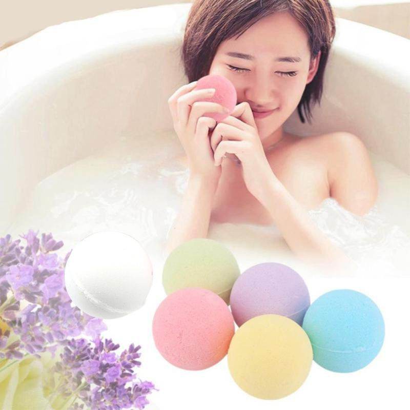 1Pc 20g Small Bath Bomb Body Stress Relief Bubble Ball Moisturize Shower Cleaner for Bathtub Bathroon Supplies - Omega Lifestyles